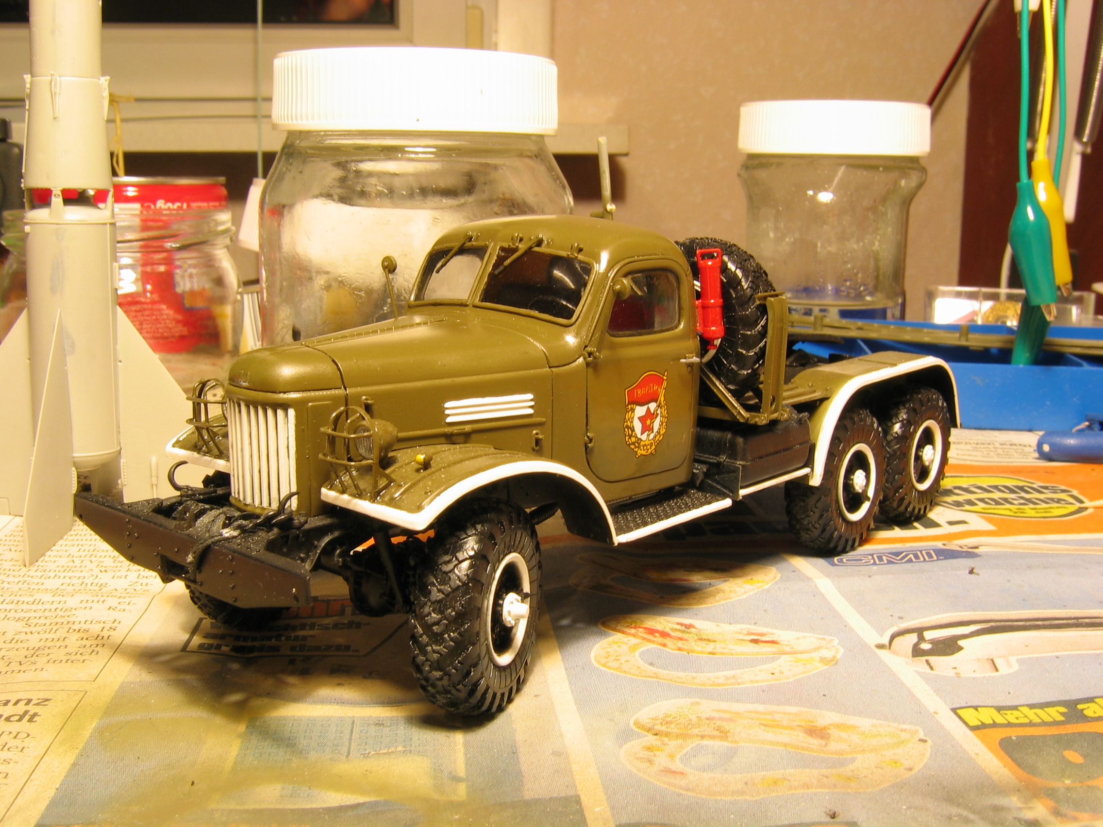 1:35 Trumpeter ZiL-157 tractor by Pawel