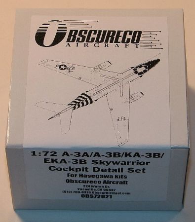 Obscureco OBS72023 A-3A/A-3B/KA-3B/EKA-3B Skywarrior Cockpit Detail Set 1:72