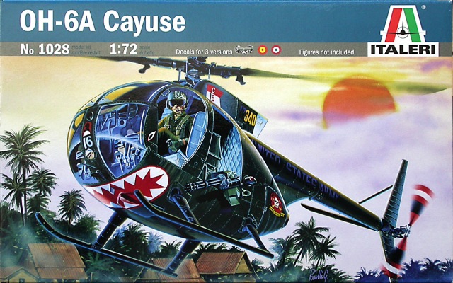 1:72 Italeri 1028 OH-6A Cayuse