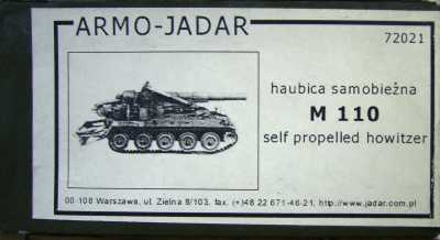 ARMO-JADAR 72021 haubica samobieżna M110 self propelled howitzer