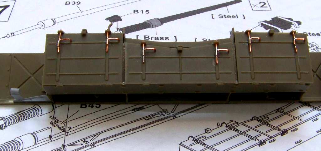 1:35 M42A1 Duster - pokrywy skrzyń amunicyjnych