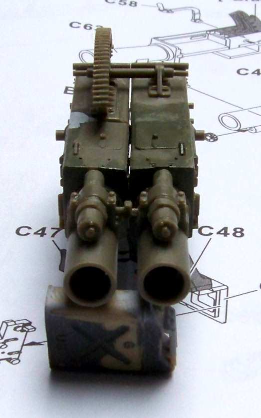 1:35 M42A1 Duster 40 mm guns