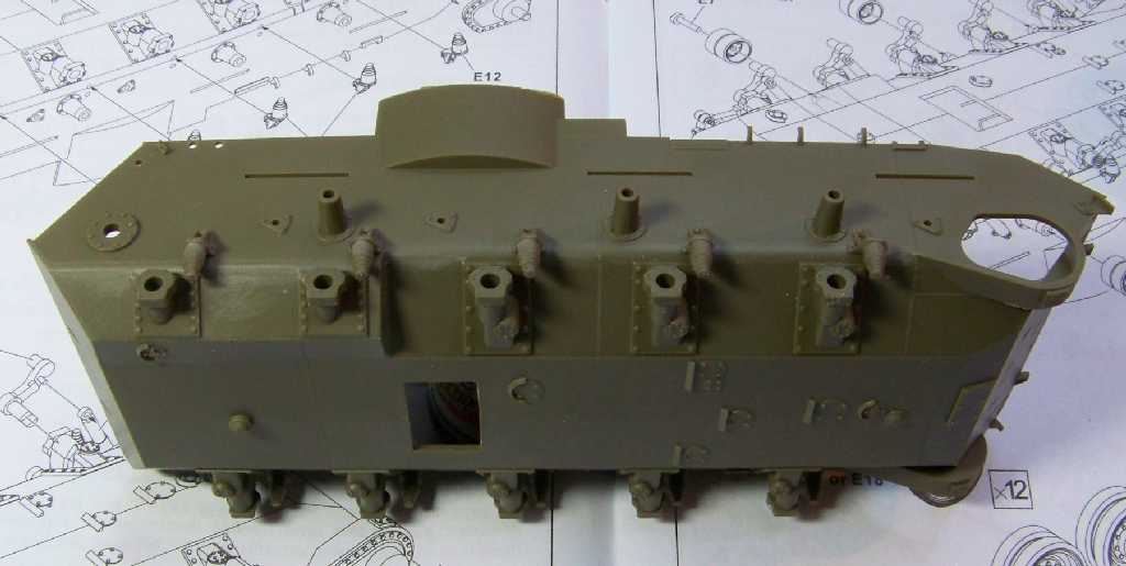 1:35 M42A1 Duster lower hull