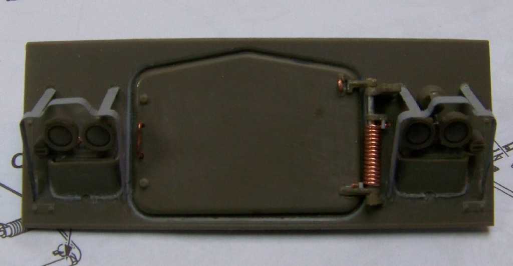 1:35 M42A1 Duster przednia płyta pancerna