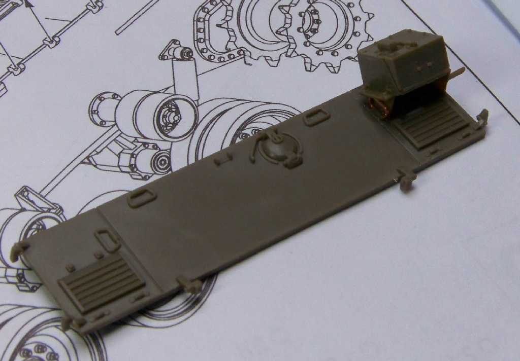 1:35 M42A1 Duster - rear armor plate