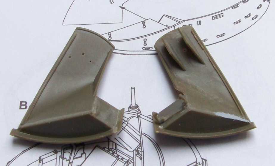 1:35 M42A1 Duster  armored wings of the mount
