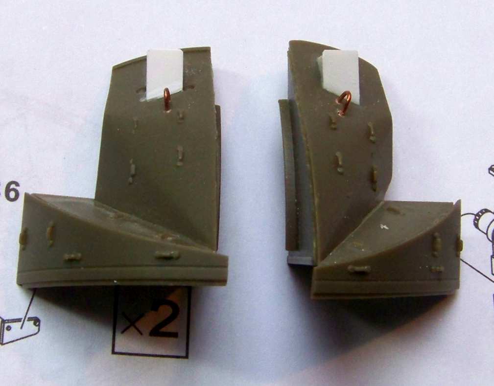 1:35 M42A1 Duster armored wings of the mount