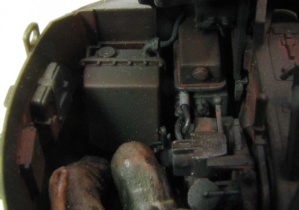 1:35 M42A1 Duster - siedzenie strzelca