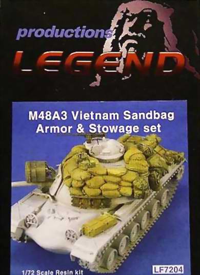 Legend LF7204 M48A3 Vietnam Sandbag Armor & Stowage set