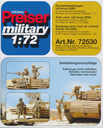 Preiser 72530 US Army Tank Crew 2000