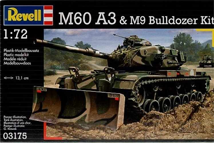 Revell 03175 M60A3 & M9 Bulldozer Kit 1:72